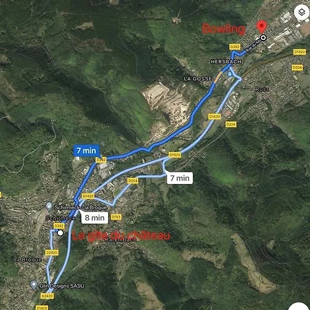 Le Du Chateau Dans Le Centre De